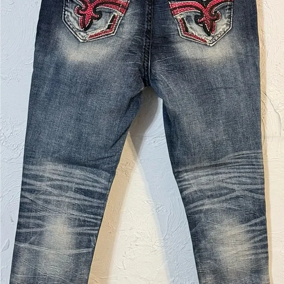 Rock Revival Collector’s Edition #445/825 Carmine Ultra High Rise Skinny Jeans - Picture 7 of 16